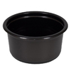 Контейнер круглый 350 мл D115 мм H58,6 мм черный СП