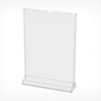 Подставка для информации А4 вертикаль  прозрачный оргстекло