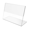 Ценникодержатель    100х80 мм горизонталь  прозрачный  оргстекло