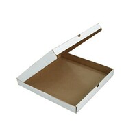 Коробка для пиццы 330х330 мм h40 мм белый(ч,б)