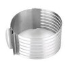 Форма Круг D16-20 см Н8,5 см с 6-ю делениями для нарезки нерж.сталь  Winco