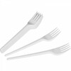 Вилка пластиковая столовая 165 мм КОМПАКТ белый PS