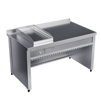 Тепловой кулинарный модуль АКММР-ЖП40Р-1520 Astropit 1 жар поверхность Новинка    на колесах