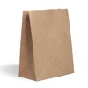 Пакет на вынос 260х150х340 мм крафт 70гр