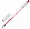 Ручка КРАСНАЯ гелевая BRAUBERG "EXTRA", , корпус прозрачный, узел 0,5 мм, линия 0,35 мм