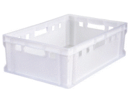 Ящик для мяса  40 л 600х400х200 мм сплошной PE белый