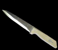 Нож обвалочный 14 см  деревянная ручка для обвалки спинореберной части Мясмолмаш