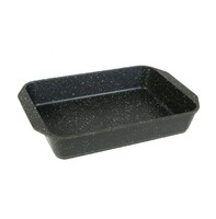 Противень 360х270 мм алюминий, а/п покрытие  Гранит black Посуда Люкс