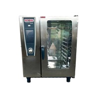 Пароконвектомат бойлерный SCC WE 101+подставка RATIONAL 10 GN 1/1 Б-00132399 ВОСТАНОВЛЕН  электронная  автомойка