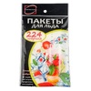 Пакет для льда   224 кубика / 28 кубиков по  8шт/упак /  ПНД прозрачный