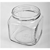 Банка 250 мл Твист  D66 стеклянная квадратная