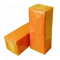 Салфетки 33х33 см 1 слой 300 шт/уп  БигПак оранжевый
