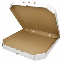 Коробка для пиццы 260х260 мм h40 мм  белый