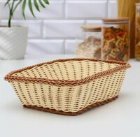 Корзина 30х23 см H7 см   Молочный шоколад Доляна