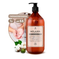 Мыло-крем жидкое увлажняющее 1 л Milana Professional