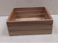 Ящик для сервировки деревянный 19х14 см h7см бук реячный