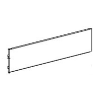 Панель задняя 1200х400 МХМ 1200 ЭКОНОМ    белый