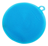 Губка для посуды фруктов и овощей ANTELLA силиконовая,11 см.,34 г.,1 шт