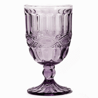 Бокал д/вина «Соланж» стекло; 275мл; D=80,H=140мм; фиолет.