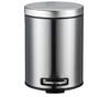 Ведро для мусора 5 л D20, Н27,5 см с педалью, без доводчика, нерж.сталь  Катунь