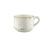 Чашка кофейная 80 мл штабелируемая Грейн Bonna фарфор белый