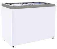 Ларь морозильный ITALFROST (CRYSPI) CF400F без корзин (серый, R290)