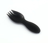 Вилка-ложка для серии "Фреш"  80х80 мм черный 