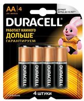 Батарейка Duracell LR6 AA BL4 пальчиковые Батарейка Duracell LR6 AA BL4 пальчиковые
