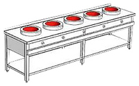 Плита индукционная WOK Heidebrenner ETK-I-W 761539