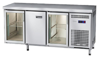 Стол морозильный Abat СХН-70-02 (1 дверь-стекло, 1 дверь, 1 дверь-стекло, без борта)