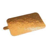 Подложка 110х60 мм H1,5  мм золото/белый жемчуг с держателем
