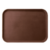 Поднос прорезиненный прямоугольный 45х35 см коричневый Cambro