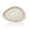 Блюдце 25х17 см  Legna By Bone фарфор бело-коричневый