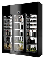 Винный шкаф Enofrigo WINE LIBRARY 3P WALL H220 P60 (A1WLW3P266P/421) черный