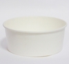 Контейнер  750 мл D-145,h-60 мм для салата бумага белый   ОТГРУЖАТЬ С КРЫШКОЙ арт 40123/5150