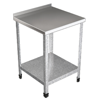 Стол производственный с бортом УСРБ-06060-УОПО  без эксплуатации УЦЕНКА  каркас оцинкованная сталь  полка, разборный