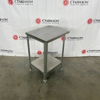 Стол производственный островной УСРО-04060-УОПО  без эксплуатации УЦЕНКА  каркас оцинкованная сталь  полка, разборный