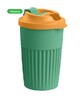 Стакан для горячих напитков 450 мл с клапаном D92, H147 мм зеленый .Рестола