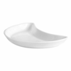 Блюдо полумесяц 20 см  Monaco White Steelite фарфор белый