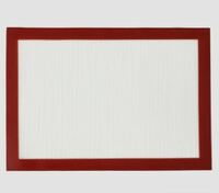 Коврик силиконовый 42х30 см белый армированный Доляна Коврик силиконовый 42х30 см белый армированный Доляна