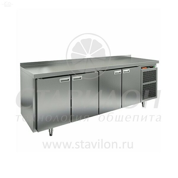 Стол морозильный 600 с бортом SN 1111/BT HICOLD -10…-18°С 4 двери нержавеющая сталь Стол морозильный 600 с бортом SN 1111/BT HICOLD -10…-18°С 4 двери нержавеющая сталь