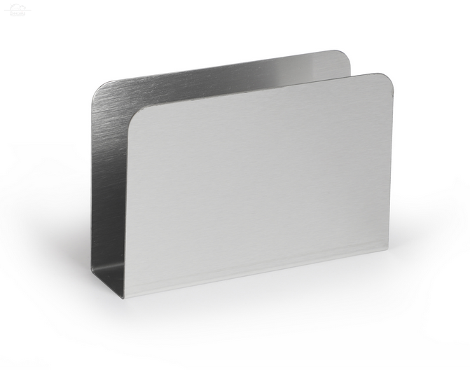 Салфетница L130 мм H85 мм полукруг нержавеющая сталь KL Салфетница L130 мм H85 мм полукруг нержавеющая сталь KL