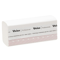 Полотенца листовые  2 слоя W сложение 150 листов/уп белые Veiro Professional Premium