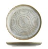 Тарелка мелкая 26 см Агава  KunstWerk фарфор матовый зеленый