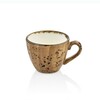 Чашка кофейная 75 мл  Vintage By Bone фарфор крафт  коричневый