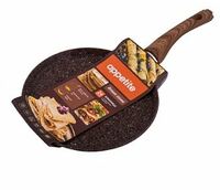 Сковорода блинная 24 см  кованый алюминий антипригарное покрытие  Brown Stone Appetite