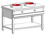 Плита индукционная WOK Heidebrenner ETK-I-W 732217