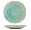 Тарелка мелкая 21 см Frutti di Mare  P.L. керамика зеленый с перламутром