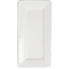 Блюдо прямоугольное 37x20 см   KunstWerk фарфор белый