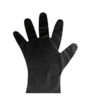 Перчатки п/э размер М  100 шт/уп  черный ТПЭ